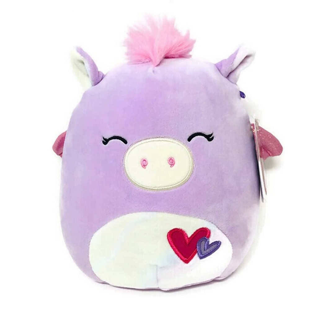 NWT Squishmallows Rei the Pegasus 8 Inch Valentine’s Day Plush